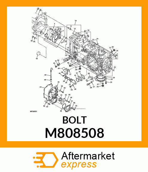 BOLT 12X 50 M808508