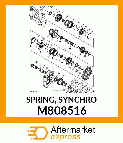 SPRING, SYNCHRO M808516