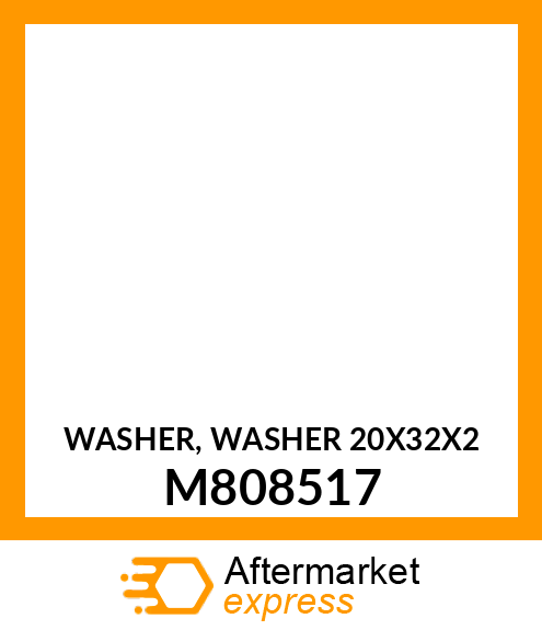 WASHER, WASHER 20X32X2 M808517