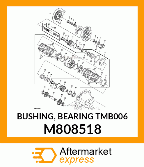 BUSHING, BEARING TMB006 M808518