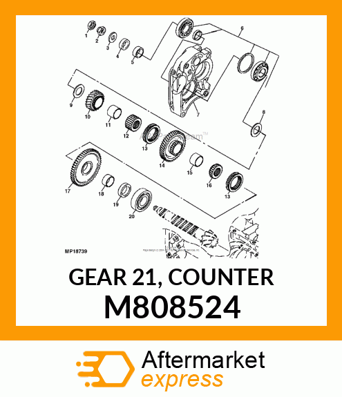 GEAR, GEAR 21, COUNTER M808524