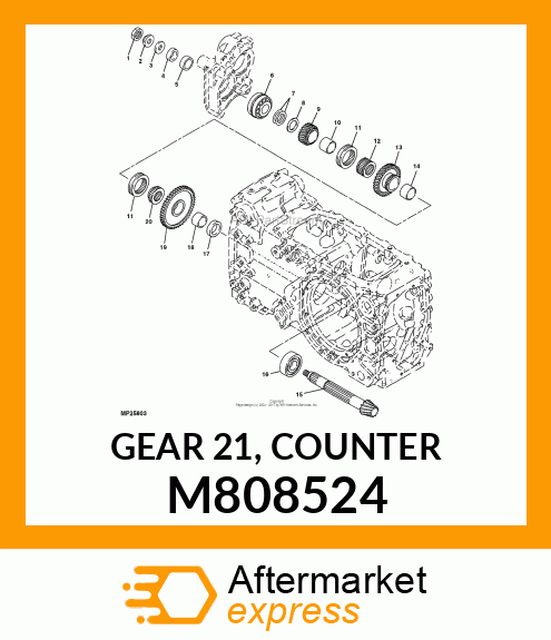 GEAR, GEAR 21, COUNTER M808524