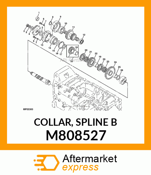 COLLAR, SPLINE B M808527