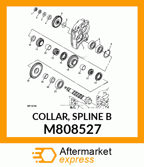 COLLAR, SPLINE B M808527