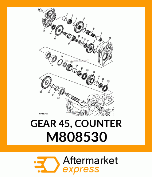 GEAR, GEAR 45, COUNTER M808530