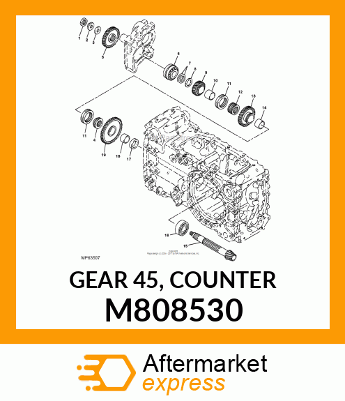 GEAR, GEAR 45, COUNTER M808530