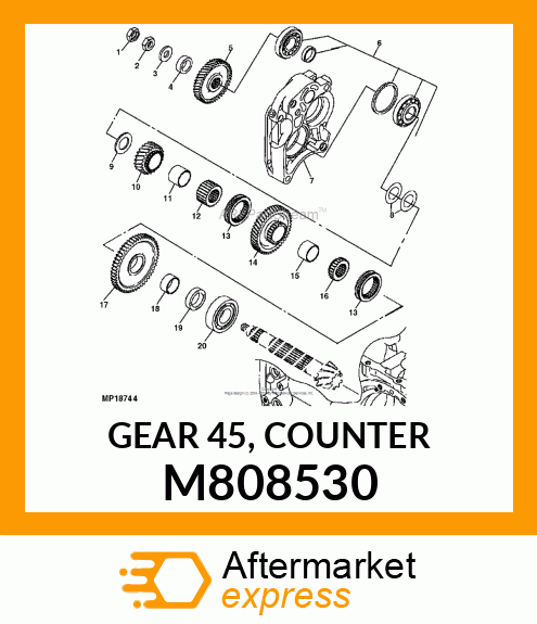 GEAR, GEAR 45, COUNTER M808530