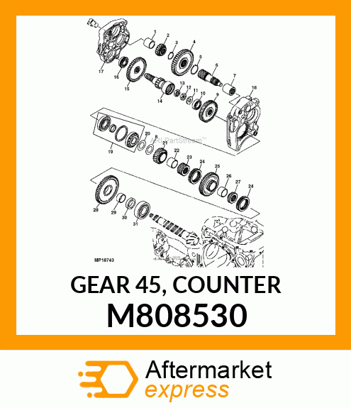 GEAR, GEAR 45, COUNTER M808530