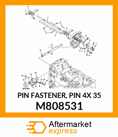 PIN FASTENER, PIN 4X 35 M808531