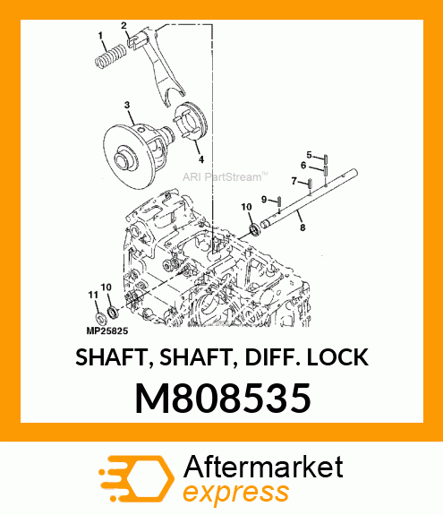 SHAFT, SHAFT, DIFF. LOCK M808535