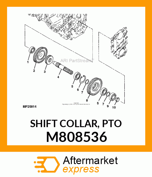 SHIFT COLLAR, PTO M808536