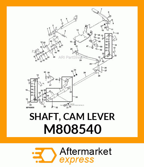 SHAFT, CAM LEVER M808540