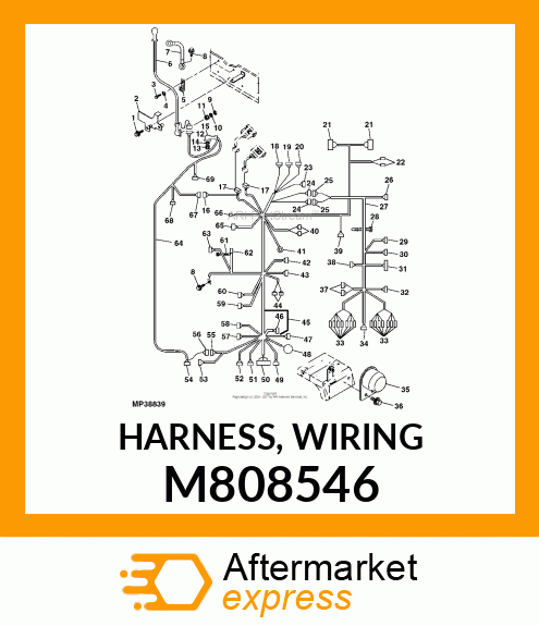 HARNESS, WIRING M808546