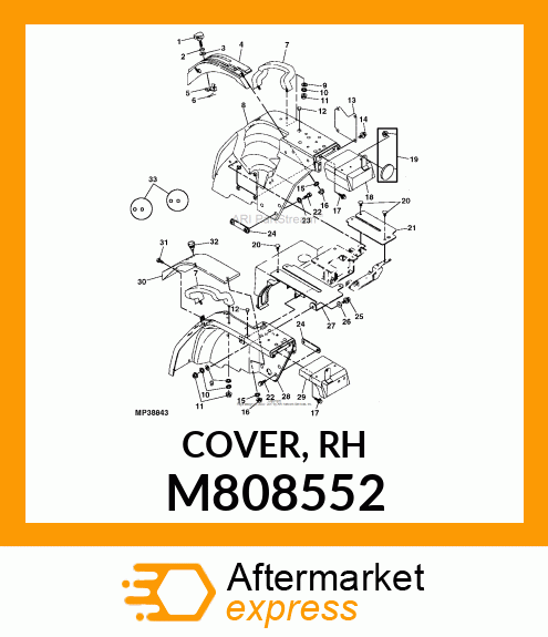 COVER, RH M808552