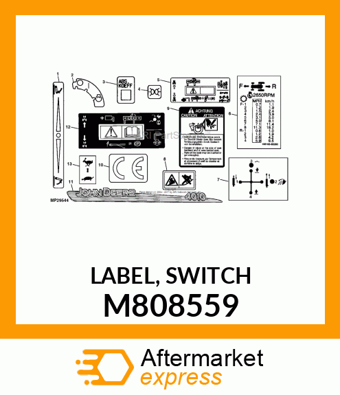 LABEL, SWITCH M808559