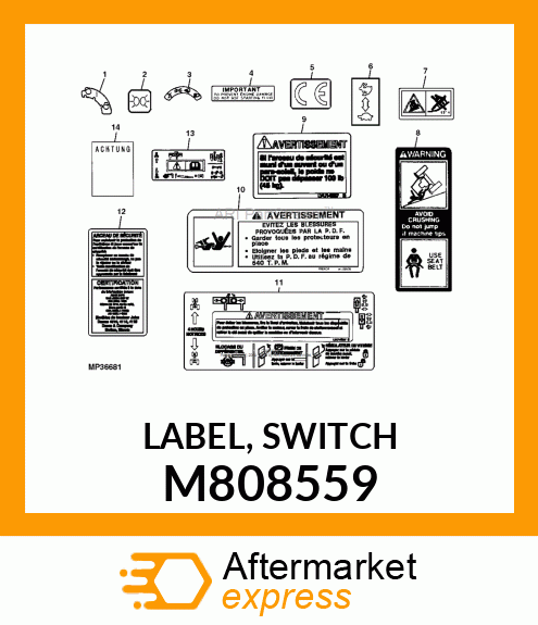 LABEL, SWITCH M808559