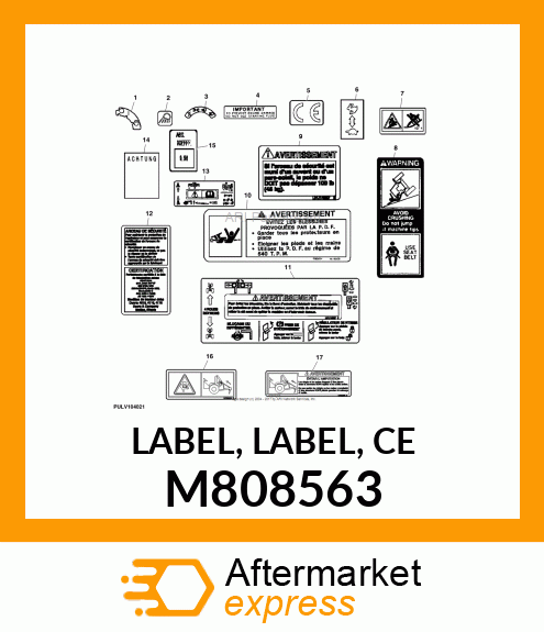 LABEL, LABEL, CE M808563