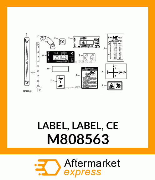 LABEL, LABEL, CE M808563