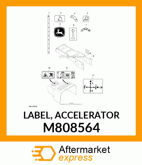 LABEL, ACCELERATOR M808564