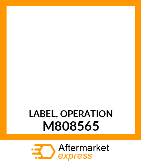 LABEL, OPERATION M808565