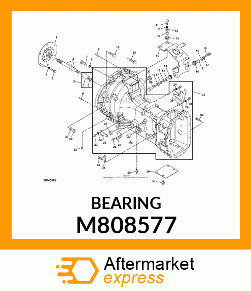 BEARING, 25X20 M808577