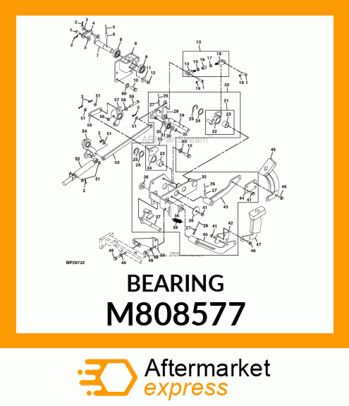 BEARING, 25X20 M808577