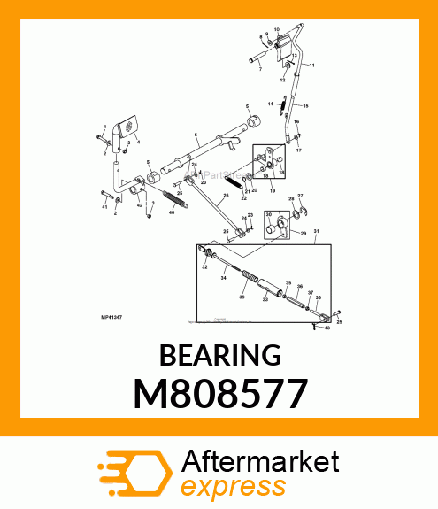 BEARING, 25X20 M808577