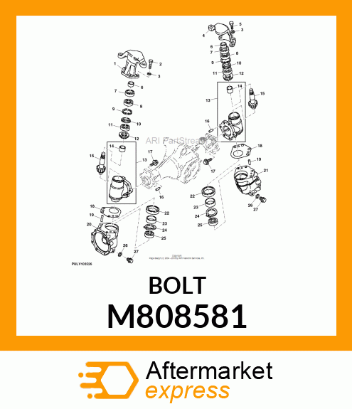 BOLT , 10 X 25 M808581