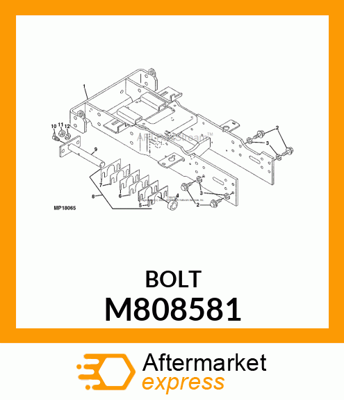 BOLT , 10 X 25 M808581