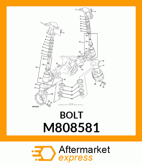 BOLT , 10 X 25 M808581