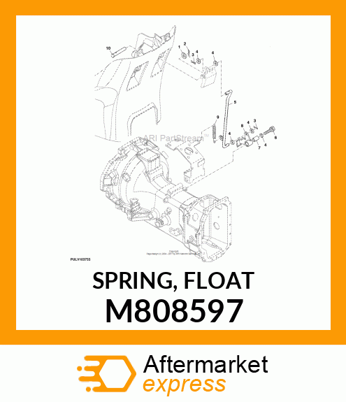 SPRING, FLOAT M808597