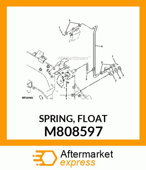 SPRING, FLOAT M808597