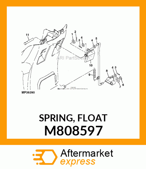 SPRING, FLOAT M808597