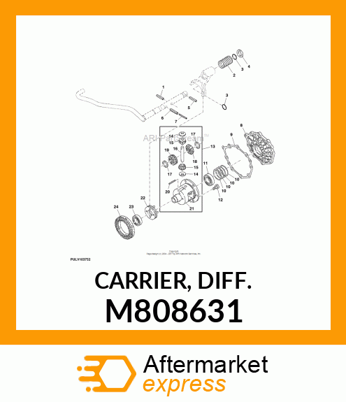 CARRIER, DIFF. M808631