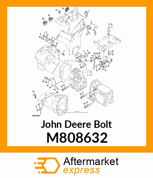 BOLT W/WASHER 6 X 12 M808632