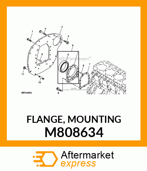 FLANGE, MOUNTING M808634