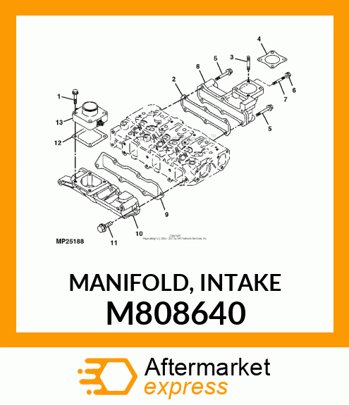 MANIFOLD, INTAKE M808640