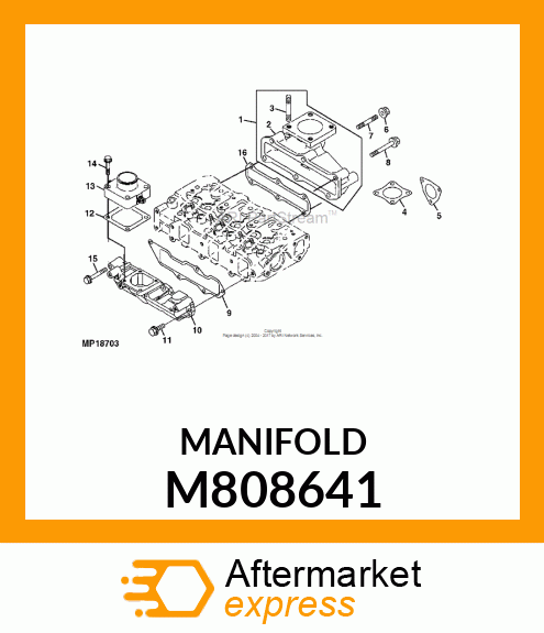 MANIFOLD M808641