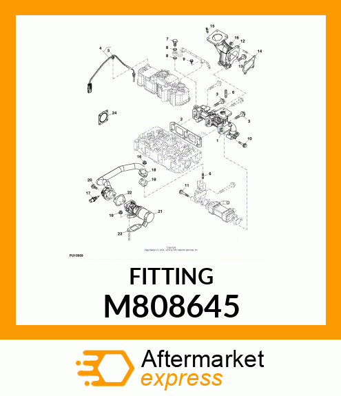 STUD, STUD, M8 X 22 M808645