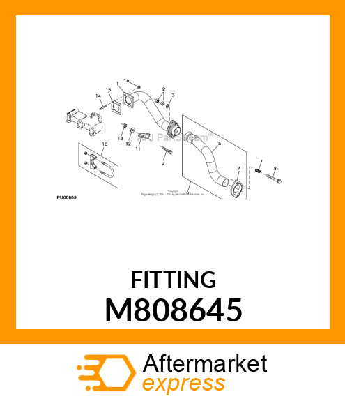 STUD, STUD, M8 X 22 M808645