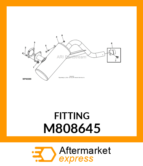 STUD, STUD, M8 X 22 M808645