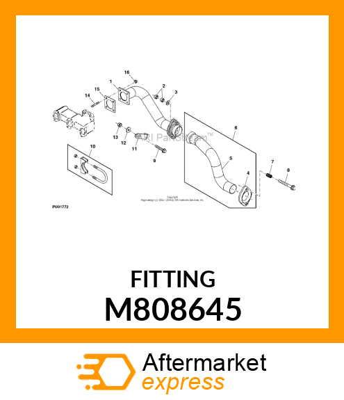 STUD, STUD, M8 X 22 M808645