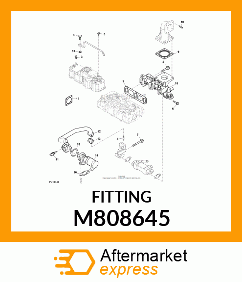 STUD, STUD, M8 X 22 M808645