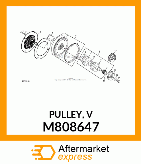 PULLEY, V M808647