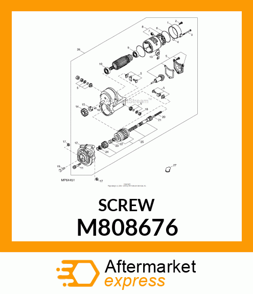 SCREW M808676