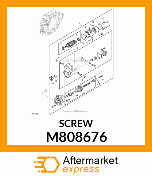 SCREW M808676