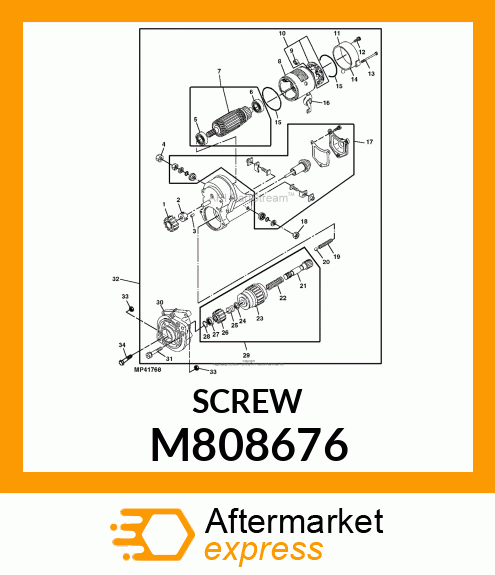 SCREW M808676