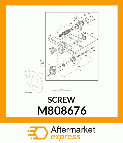 SCREW M808676