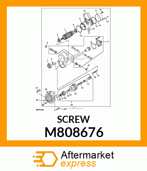 SCREW M808676