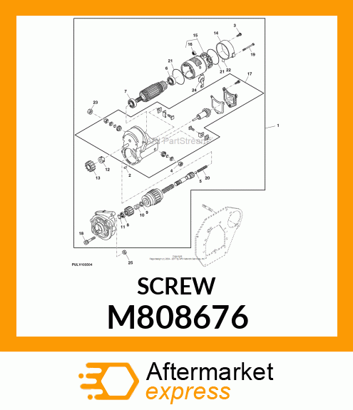 SCREW M808676